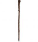shepherd chestnut wooden hiking stave with spike